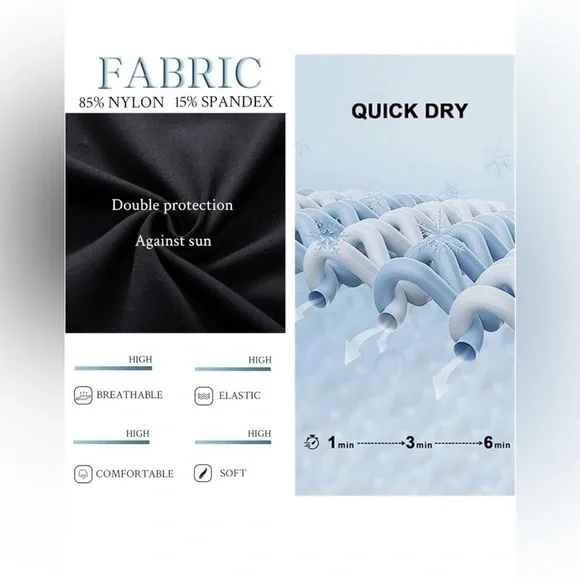 NWT - COCOPEAR Women's Elegant Crossover One Piece Skirted Swimsuit - Picture 5 of 9